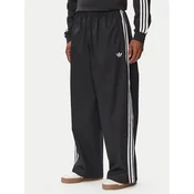 adidas Spodnji del trenirke Adicolor SST Cotton Twill KR1387 Črna Relaxed Fit