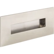 Utopni ročaj Geometric, pravokotni 155x73,utopna mera 123x40mm,c.l.,videz inoxa
