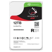 SEAGATE HDD 12TB IRONWOLF PRO (NAS), 3.5, SATAIII, 7200 RPM, Cache 256MB, CMR
