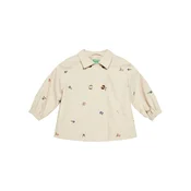 Otroški plašč United Colors of Benetton bež barva, 253WGN03T