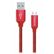 ColorWay podatkovni kabel Usb/Micro Usb/1m/2,1A/rdeča