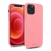 Goospery Soft Feeling silikonski ovitek za iPhone 15 Pro - roza