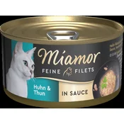 Miamor Fileji v omaki, konzerva 85 g - Piščanec in tuna