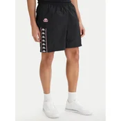 Kappa Športne kratke hlače 322B8GW Črna Comfort Fit