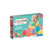 Clementoni Clemi Plišana igracka u obliku kocke, 10 dijelova