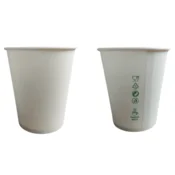Love Nature Beli papirnati lončki 180 ml 50 kosov brezplačno SUP plastika brez