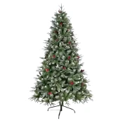 Novogodišnja jelka, Sa šišarkama, 150cm, Zelena