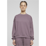 Womens Oversized Terry Sweatshirt Purple