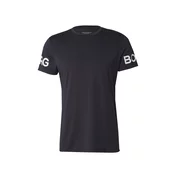 BJÖRN BORG Funkcionalna majica črna/bela