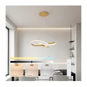 Brilagi - Zatemnljiv LED viseči lestenec na kablu INFINITY LED/55W/230V 50x50 cm zlati + daljinski upravljalnik