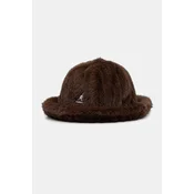 Šešir Kangol FAUX FUR CASUAL boja: smeda, K4190ST.BD204