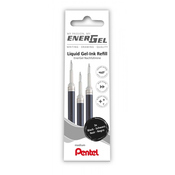 Pentel vložek za roler gel BL77 in BL107, črn, 3/1