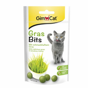 GimCat Gras Bits tablete z mačjo travo 40 g