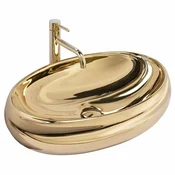 Umywalka nablatowa Rea Melania Gold