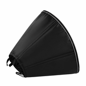 Dogextreme Zaščitna ovratnica s perjem za pse, trpežna, močna, lahka, udobna, pralna, Array 47-57 cm, dolžina ovratnika: 30 cm