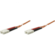 Intellinet Priključni kabel iz optičnih vlaken [1x SC-vtič - 1x SC-vtič] 50/125µ multi-način OM2 5 m Intellinet