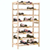 vidaXL vidaXL Stojalo za vino iz cedrovine 57,5x28x102 cm, (20707933)