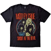Mötley Crüe Vintage World Tour Devil Black XL Majica