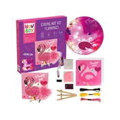 TM Toys Wow Box Flamingo Ustvarjalni komplet za tkanje za otroke, String Art DIY