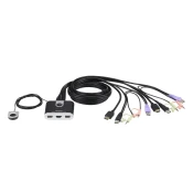 ATEN 2-Port USB HDMI KVM Switch with Audio