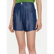 United Colors Of Benetton Kratke hlače iz tkanine 4KHND9016 Mornarsko modra Relaxed Fit