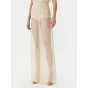 PINKO Palazzo hlače 105009 A2EX Bež Regular Fit