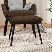 Vidaxl Stolček za noge 45x29,5x39 cm blago in umetno usnje