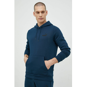 Muška sportski pulover Puma Essentials Small Logo Hoodie - marine blue