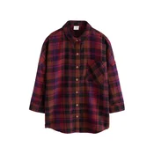 Next Bluza rjava/vijolično modra/temno roza/črna