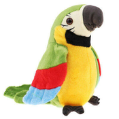 Plišani papagaj koji ponavlja riječi