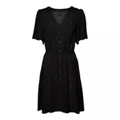 VERO MODA Dolga srajca VMALBA  travnato zelena / rdeča / črna
