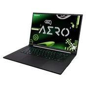 Prenosnik Gigabyte AERO X16, Ryzen AI 7 350, 64GB RAM, 1TB+1TB SSD, RTX 5060, 165Hz, WQXGA, Windows 11 Home, Siv