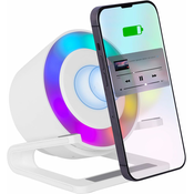 Generic Nočna lučka zvočnika za brezžično polnjenje, Bluetooth zvočnik 3 v 1,, (21127434)
