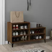 Vidaxl vidaXL Omarica za čevlje rjav hrast 102x36x60 cm