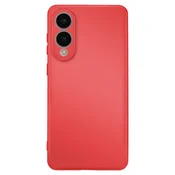 AVIZAR Ovitek za Samsung Galaxy S25 Edge Soft-Touch iz poltrdega silikona, Rdeča, (5000190551)