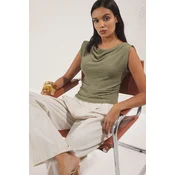 Trendyol Milla Ženska bluza, Kaki