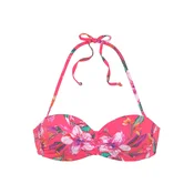 LASCANA Bikini zgornji del zelena/lila/oranžna/roza/bela