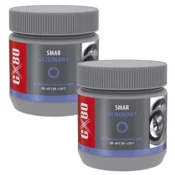 shumee CX80 Brezbarvna silikonska mast za gumijasta tesnila pip NSF 500 g x 2