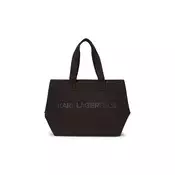 Karl Lagerfeld Nakupovalna torba  jelka / črn denim