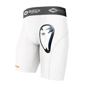 Kratke hlače s suspenzorjem Shock Doctor BioFlex Cup White Senior XXL