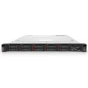LG Lenovo ThinkSystem SR250 V2 Xeon E-2378 (8C 2.6 - 4.8GHz), 1x32GB, O/B, 2.5 HS (8), 5350-8I, HS 450W Titanium, XCC Enterprise, Rails
