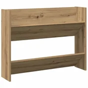 Vidaxl Stenska omara za čevlje artisian hrast 80x18x60cm iverna plošča