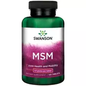 MSM, 1.5 g, 120 tableta, Swanson