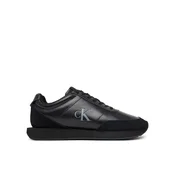 Calvin Klein Superge Retro Runner Ess Lth-Sue HW0HW03248 Črna