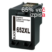 FENIX C- HP652XL BK črna kartuša za 595 strani nadomešča HP F6V25EA za HP DeskJet Ink Advantage 1115, 2135, 3635, 3835, 4535, 4675, 4535, 4675 - velike XL kapacitete 65% več