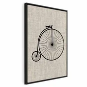 Slika - Vintage Bicycle (1 Part) Vertical 80x120 U crnom drvenom okviru