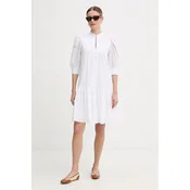 JOOP! Vsakodnevna obleka Dido 30102116 Bela Regular Fit