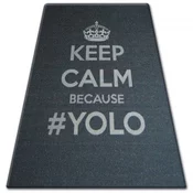 eoshop Preproga SIZAL FLOORLUX 20276 YOLO črna/srebrna ( - Velikost: 200x290 cm)