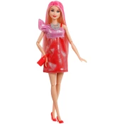 Barbie Party Reveal Barbie Glam Party - rdeča