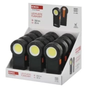 Ročna COB LED svetilka, 3x AAA, 12 ks